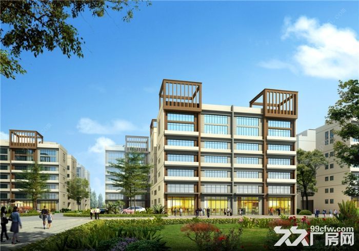 全市新标杆[天地楼格局]办公+居住+仓储+[门面商铺]月租8千享800平米-图3